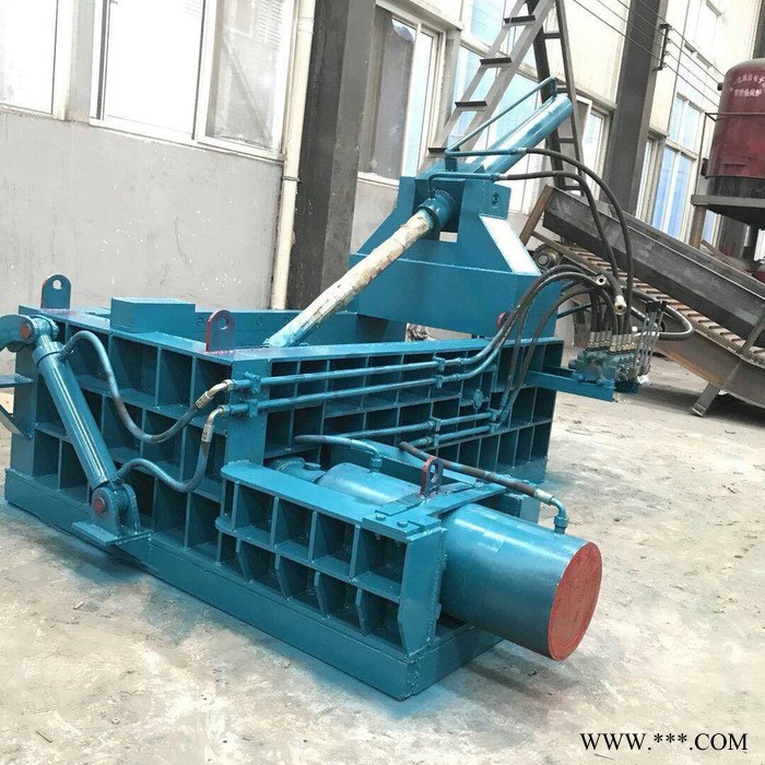 易拉罐压块机 油漆桶压块机 废铁屑压块打包机 邦耀废旧金属压块机图6