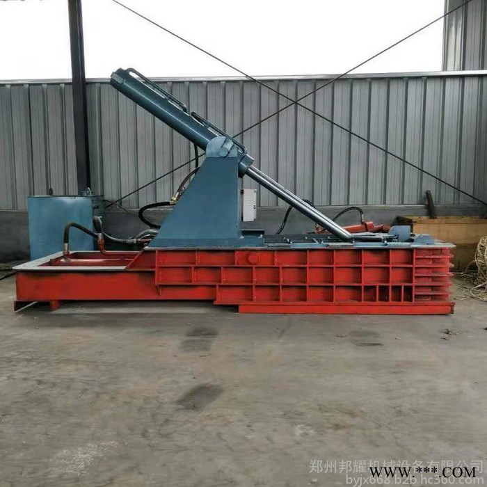 易拉罐压块机 油漆桶压块机 废铁屑压块打包机 邦耀废旧金属压块机图4