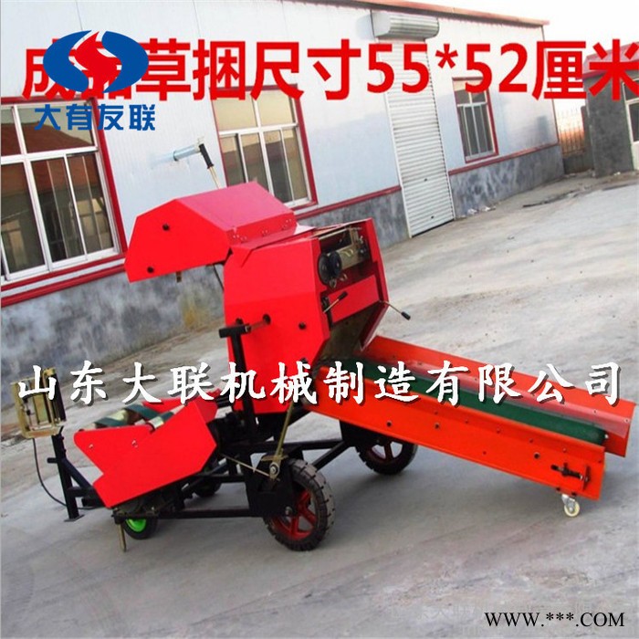 供应青储青贮打包机 自动稻草麦秸打捆包膜机参数 新型饲草打包机图3