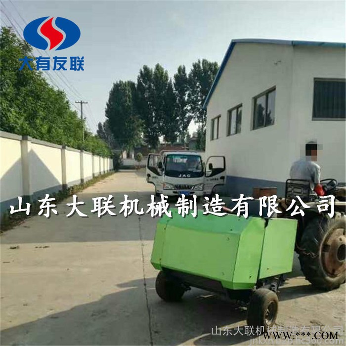 供应青储青贮打包机 自动稻草麦秸打捆包膜机参数 新型饲草打包机图7