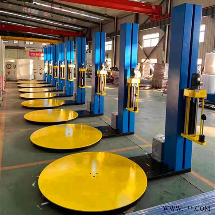 专业生产缠绕机 包装机 山蓝泰LT1800BZ 打包机 覆膜机 自动覆膜机图3