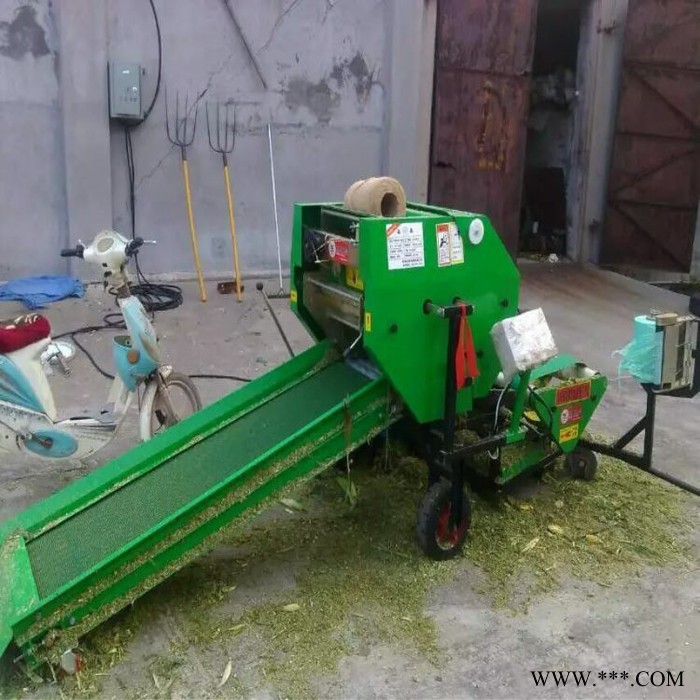 青贮秸秆打捆包膜机 青储饲料打包机 青贮打包机 青贮包膜打捆机 包膜机专用膜价格图7