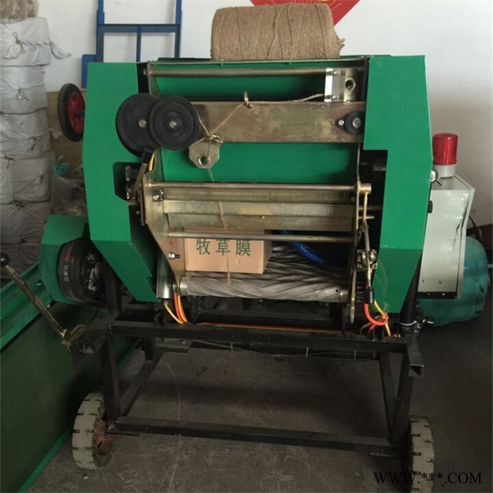 青贮秸秆打捆包膜机 青储饲料打包机 青贮打包机 青贮包膜打捆机 包膜机专用膜价格图3