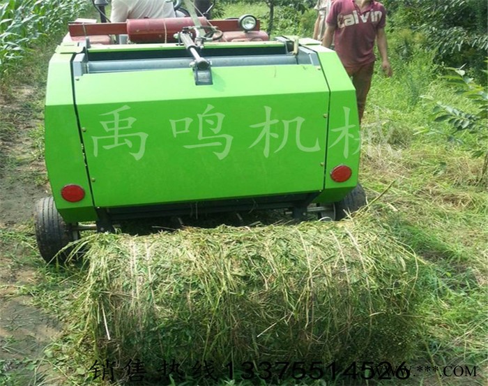 0 禹鸣机械厂家供应8050 牧草打捆机 秸秆打包机 苜蓿打捆机四轮拖拉机后置牵引式自动捡拾打捆机图6