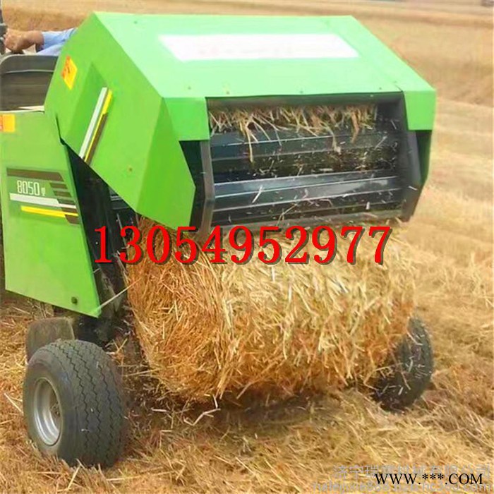 打包机 青储秸秆打捆机 曲阜瑞雷自动捡拾厂家**牧草饲料打包机 液压图2