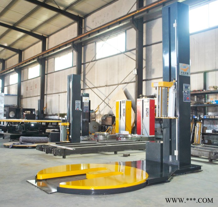 大宏TP1800F-M叉车式托盘缠绕机 M底托盘缠绕机 自动缠绕打包机图6