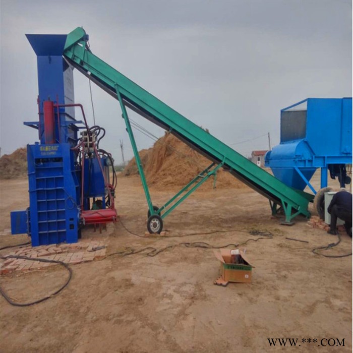 自动秸秆打捆机 贵州青贮 牧草打包压块机 农作物杂草打包机图5