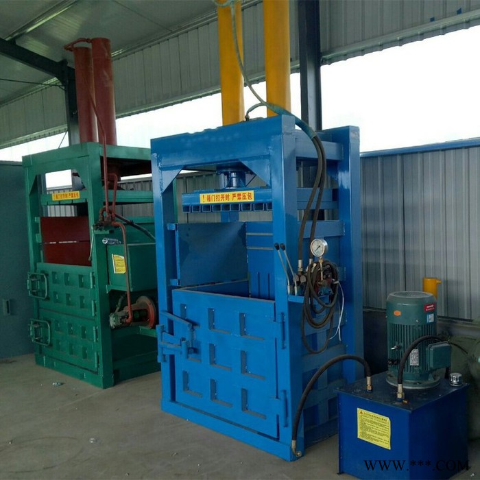 80吨废旧服装打包机 启航垃圾废料废纸立式液压打包机 机器订做图6