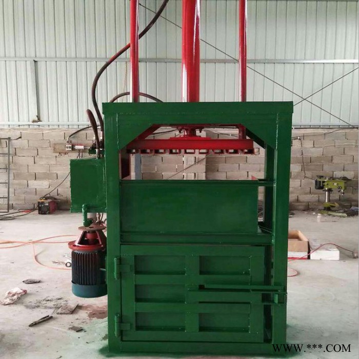 80吨废旧服装打包机 启航垃圾废料废纸立式液压打包机 机器订做图2