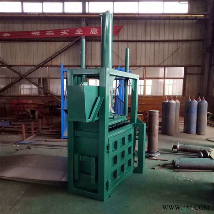 80吨废旧服装打包机 启航垃圾废料废纸立式液压打包机 机器订做图8