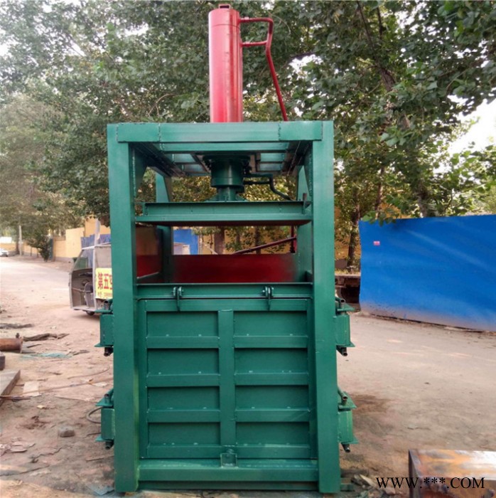 80吨废旧服装打包机 启航垃圾废料废纸立式液压打包机 机器订做图7