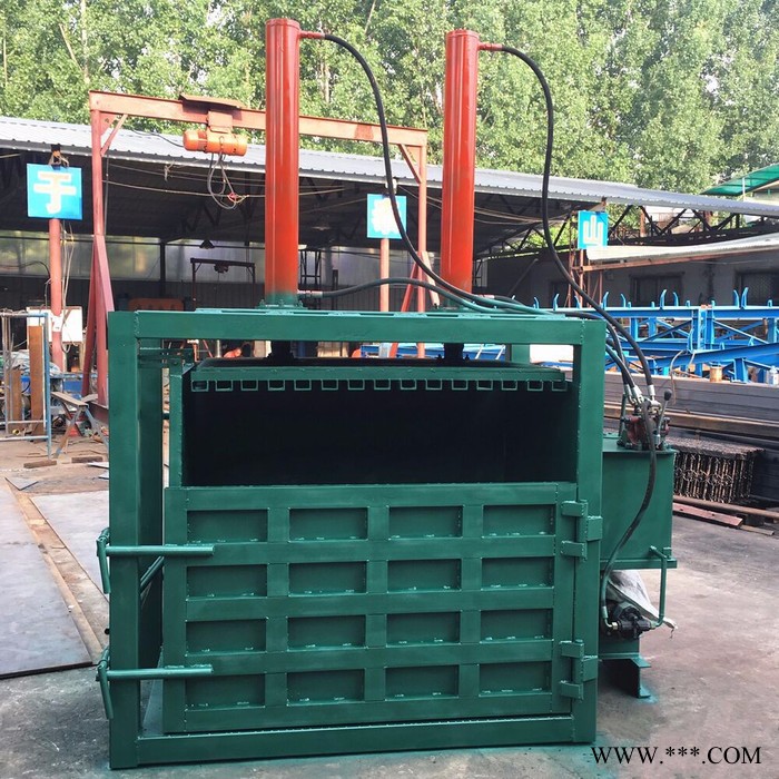 80吨废旧服装打包机 启航垃圾废料废纸立式液压打包机 机器订做图3