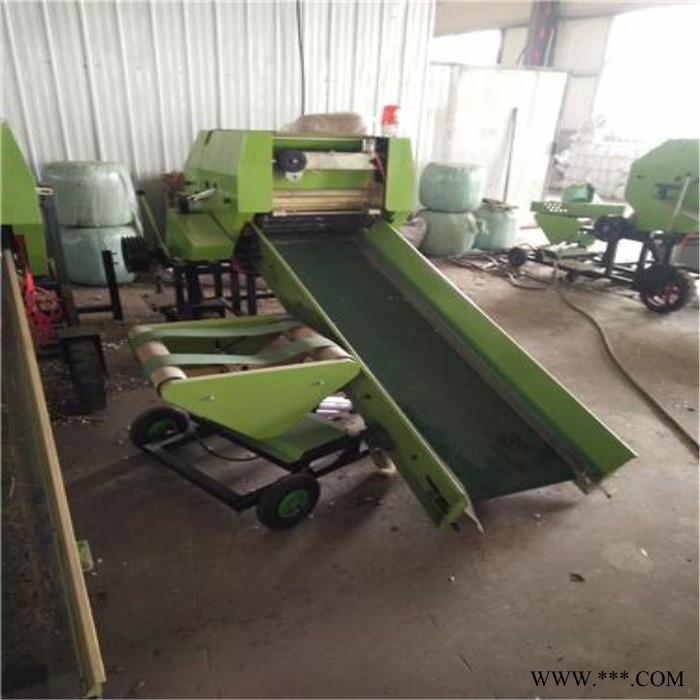 青储打捆包膜机 饲料青储打捆包膜机 青贮饲料打包机 鲜草青贮包膜打捆机生产厂家图6