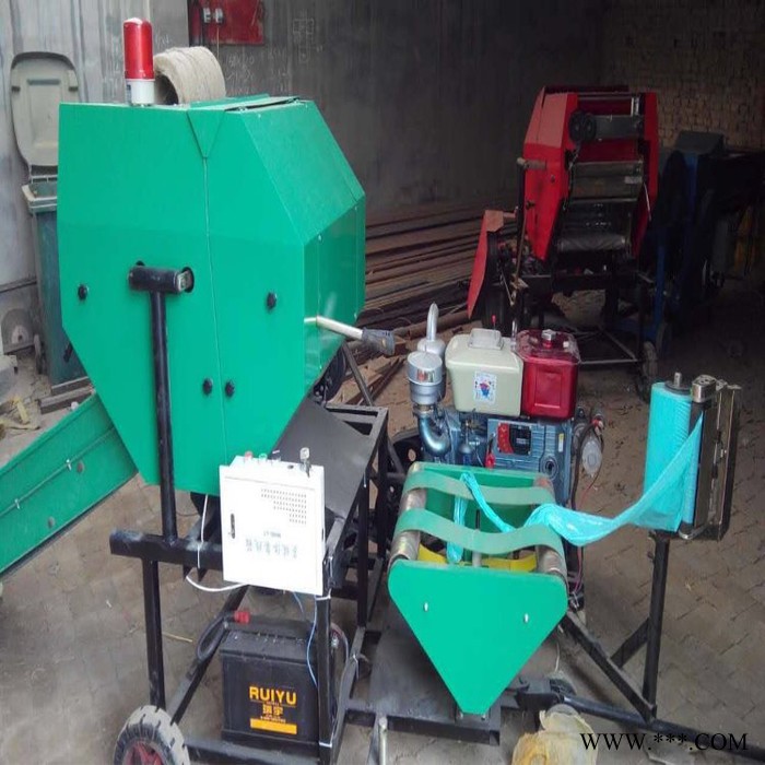 青储打捆包膜机 饲料青储打捆包膜机 青贮饲料打包机 鲜草青贮包膜打捆机生产厂家图7