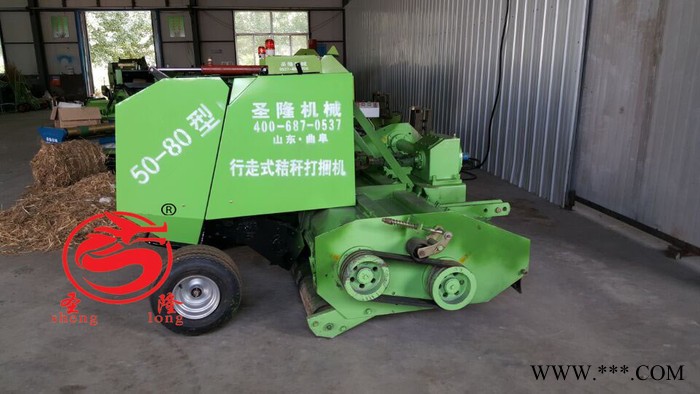 新款新式行走式收割打包机 常年提供图4