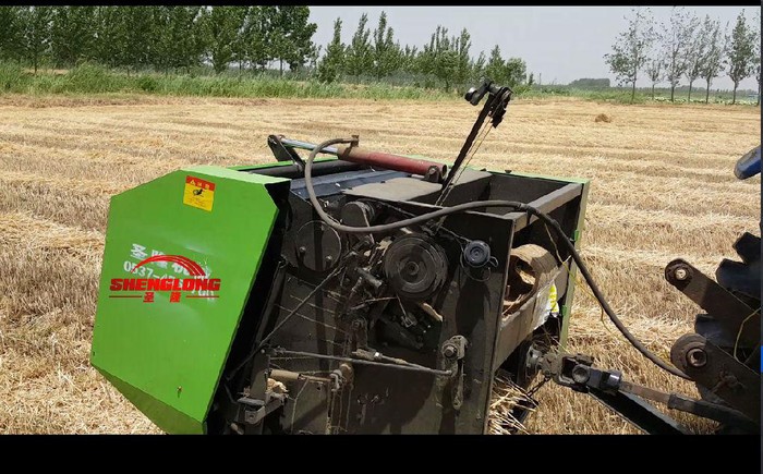 拖拉机牵引式打捆机 小型圆捆打包机 免检图2