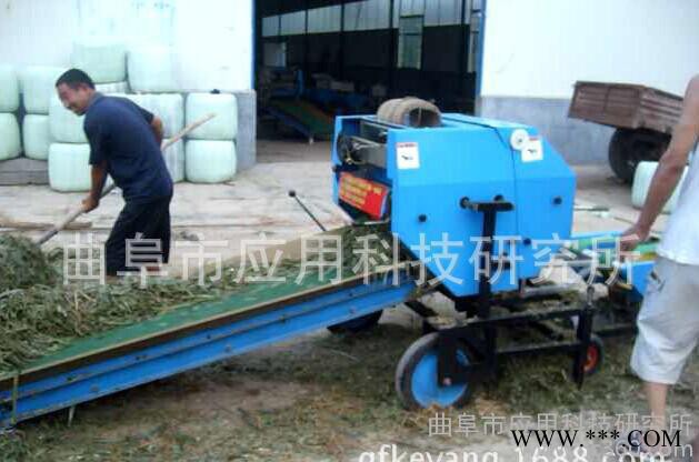 山东“科阳”牌秸秆青贮打包机秸秆青贮包膜机青贮打捆机中国**明量企业供图2