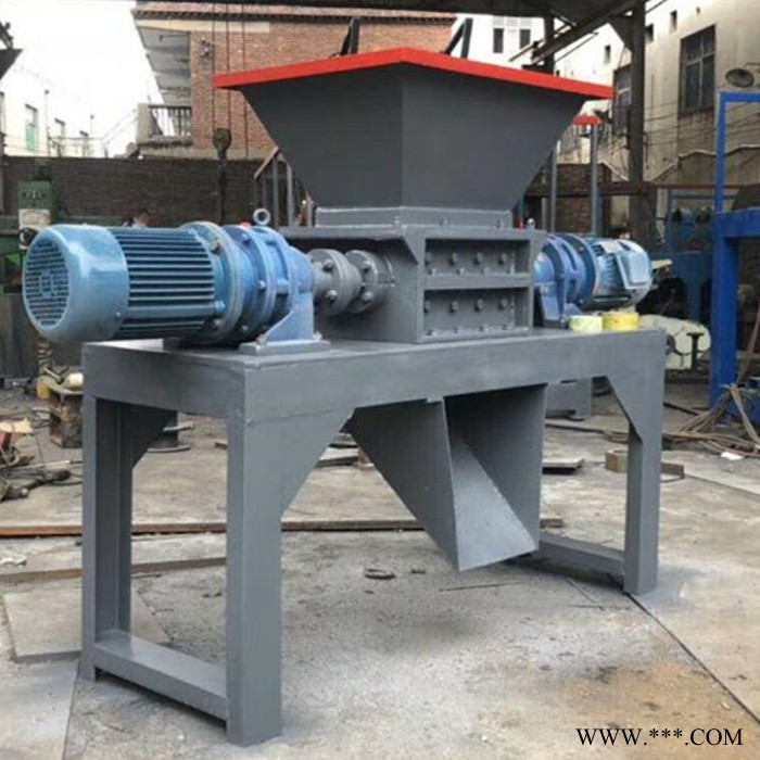 巩义金属双轴撕碎机 废金属轮胎撕碎机 吨包袋编织袋撕碎机图3