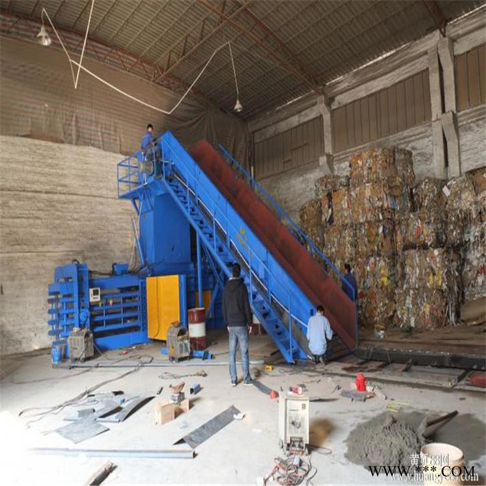 荣凯RK15 废纸液压打包机 全自动金属液压打包机 立式液压打包机厂家图4