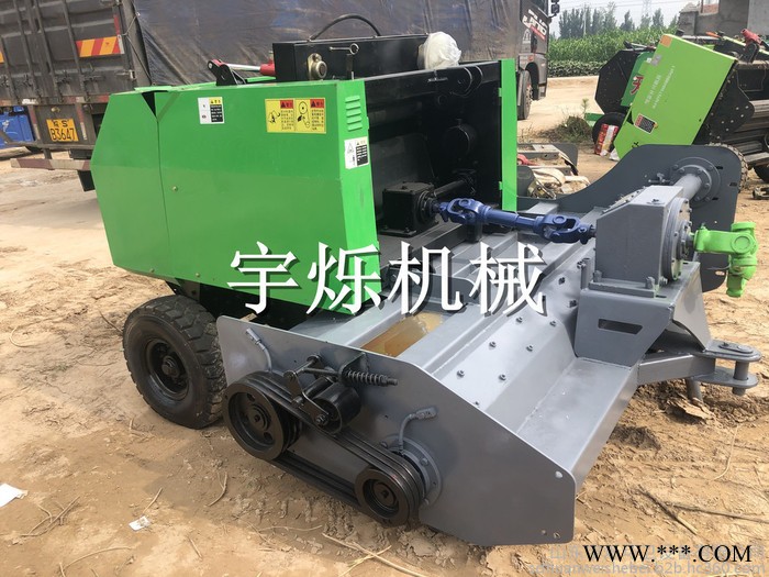 山东宇烁专业生产 圆捆打捆机 秸秆打捆打包机 收割打捆一体机 粉碎揉丝除尘滤土打捆一体机 产品保质价格优惠图2