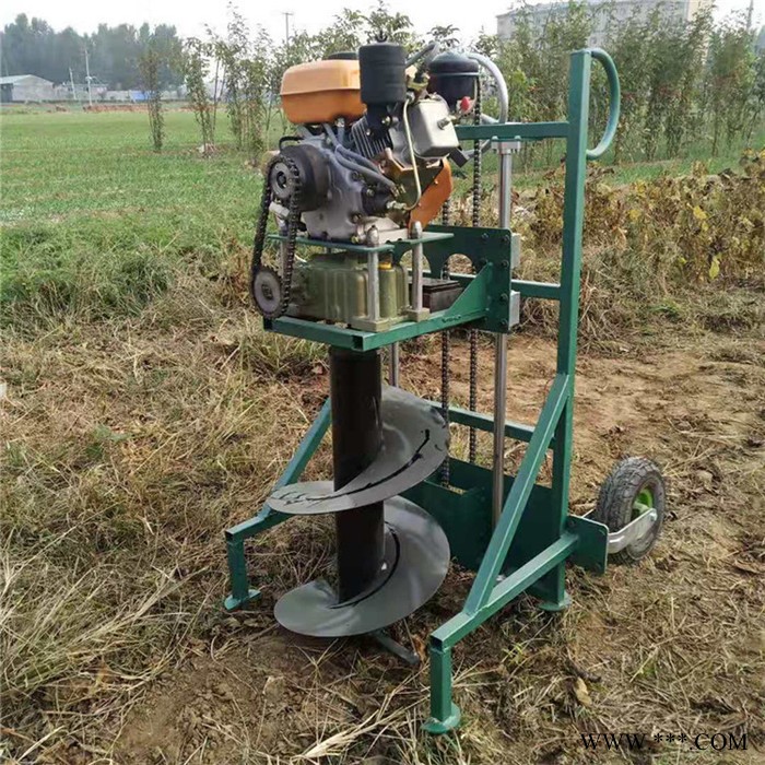 双人植树挖坑机 便携式土地打眼机 钻眼机图7