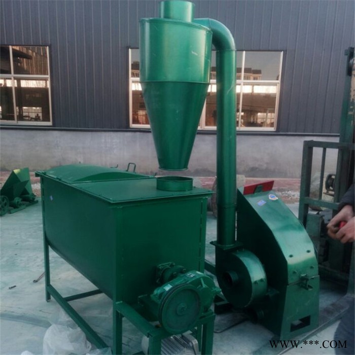 麦子秸秆专用粉碎机 青饲料揉搓打包机 玻璃丝多功能打粉机图7