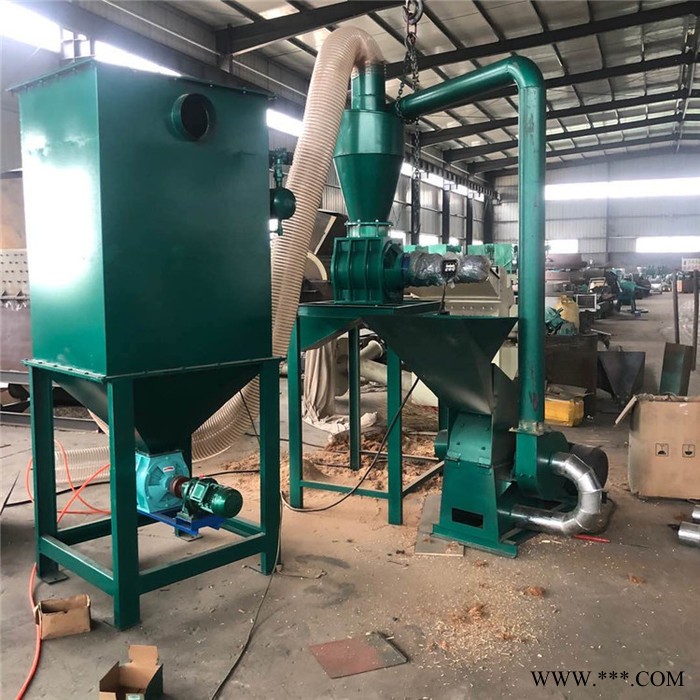 麦子秸秆专用粉碎机 青饲料揉搓打包机 玻璃丝多功能打粉机图4