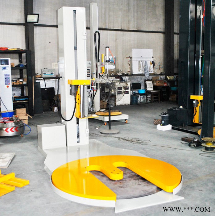 大宏液压叉车型缠绕预拉阻拉伸缠绕膜机 托盘裹包打包机 山东托盘缠绕机图4