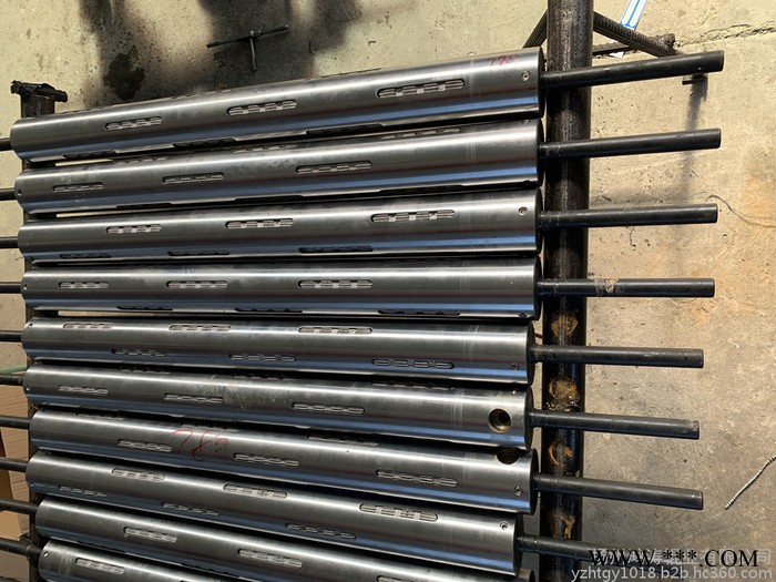 【鸿涛辊业】可定制1-12寸分条机打包机配件凸键式气胀轴（键条式）生产厂家图8