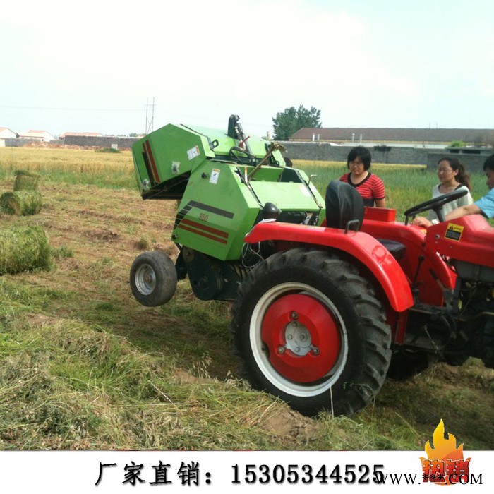打捆机价格 自动捡拾打捆机 秸秆打捆机 圆捆机 拖拉机悬挂自动捡拾 牧草秸秆苜蓿打捆机打包机图3
