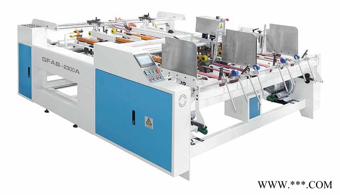 双片糊箱机2300A、自动糊箱机，压合式糊箱机，自动打包机，佛山广方机械质量保证  实用性强图2