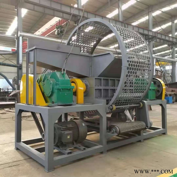 大型双轴撕碎机 双轴撕碎机箱体 重型金属打包块双轴撕碎机图6