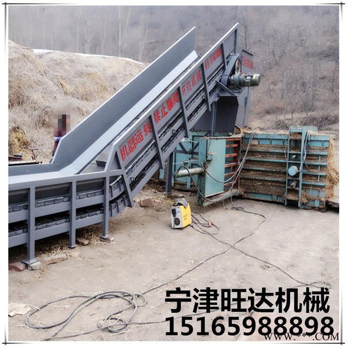 厂家生产秸秆打包机 卧式废纸打包机用途  半自动打包机图5