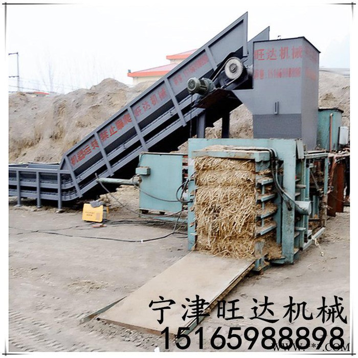 厂家生产秸秆打包机 卧式废纸打包机用途  半自动打包机图2
