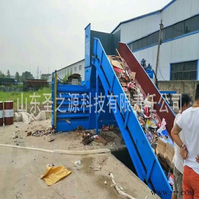 液压打包机品牌大全　电动液压打包机 普通半自动打包机 卧式打包机am图5