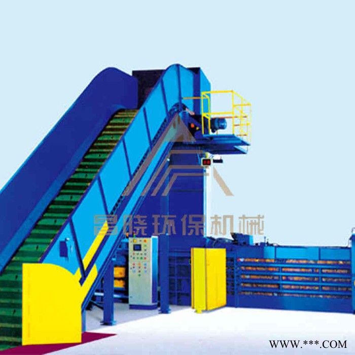 昌晓机械120t 全自动打包机 废纸打包机 卧式液压全自动打包机 垃圾打包机图6