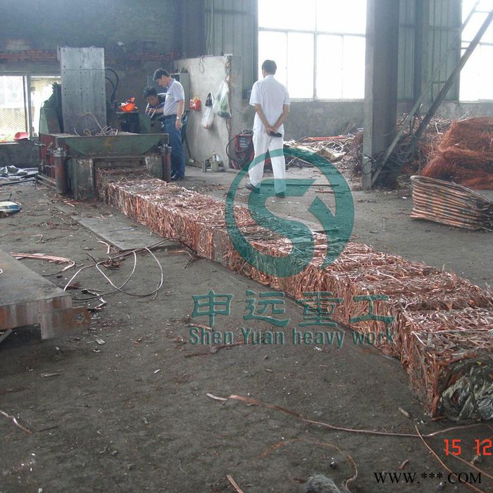 供应华宏打包机YDQ-135铝销压块机 打包机 易拉罐打包机图3