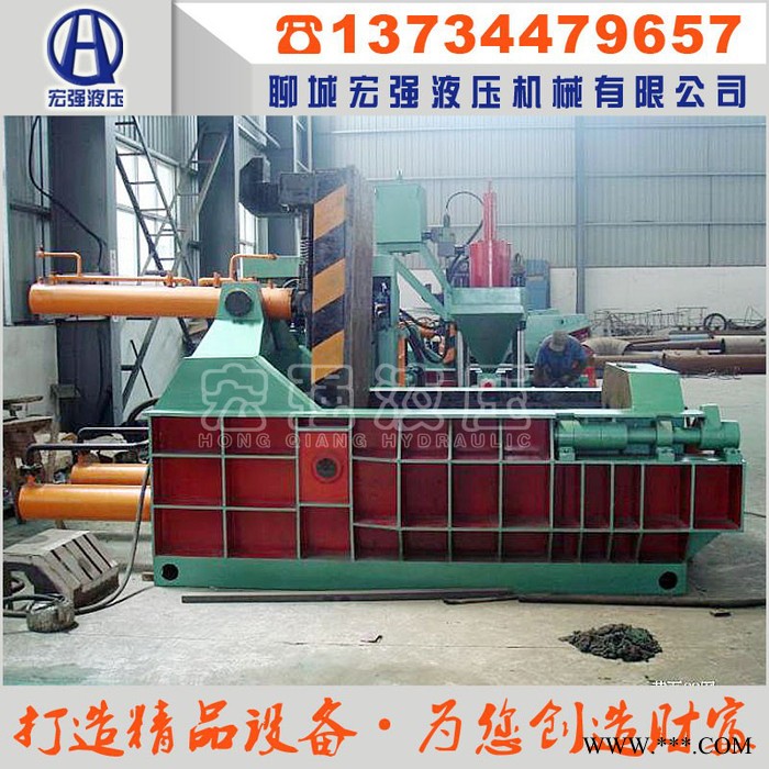更专业技术 废金属打包机械设备侧翻包大型金属液压打包机图3