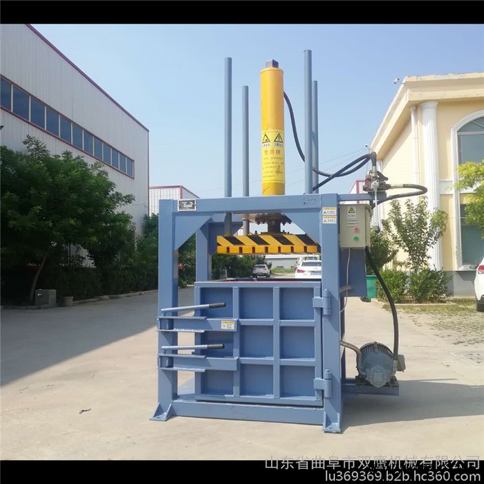 废纸打包机新款卧式打包机鲁丰L120吨 废纸液压打包机价格率很紧液压打包机效果图2