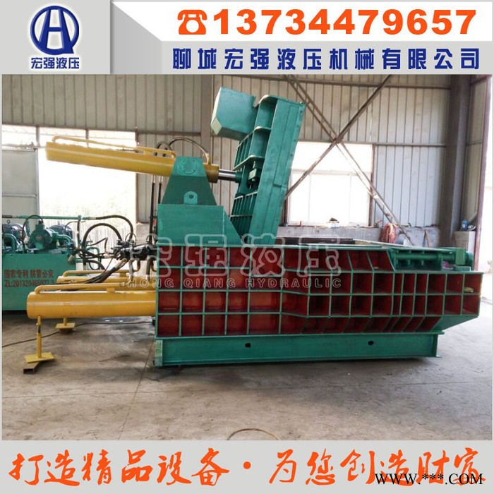 更专业技术 废金属打包机械设备侧翻包置换金属液压打包机图5