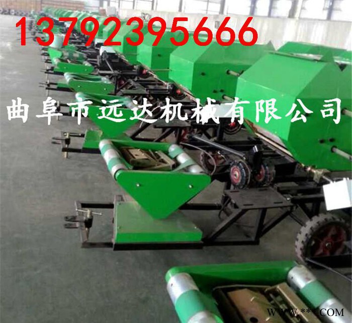 青贮秸秆打捆包膜机 全自动青储打包机 鲜饲料打包机图2