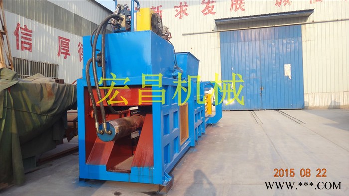 【废纸打包机视频】/郑州废纸打包机/郑州纸箱打包机设备/纸箱打包机客户现场图2