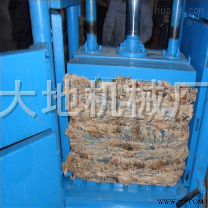 小型家用便捷式液压打包机大地机械厂服装液压打包机 立式液压打包机 高效多功能液压打包机图2