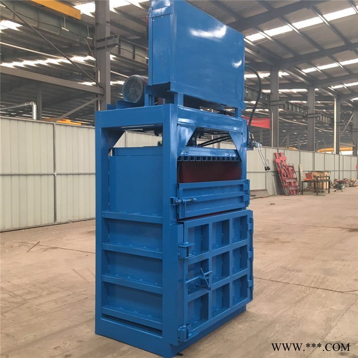 山东优选20吨单缸液压立式打包机压块机小型废纸废品打包机金属压块机秸秆压扁机**图4