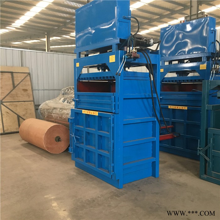 山东优选20吨单缸液压立式打包机压块机小型废纸废品打包机金属压块机秸秆压扁机**图6