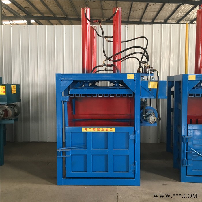 山东优选20吨单缸液压立式打包机压块机小型废纸废品打包机金属压块机秸秆压扁机**图5