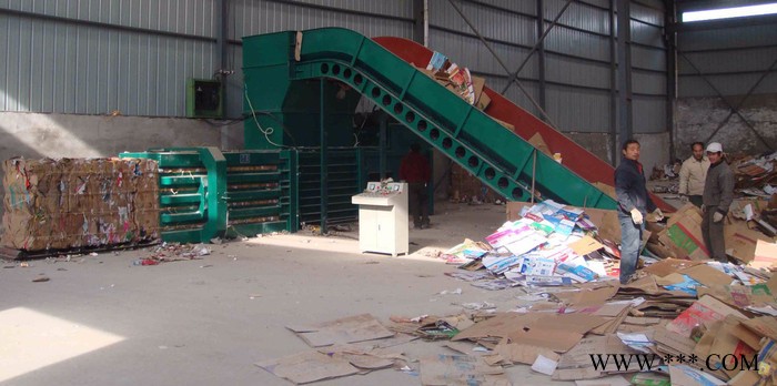 宇哲YFQ1-150新型全自动废旧纸盒液压打包机   小型液压打包机图2