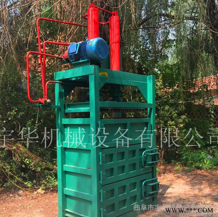 ****立式废纸液压打包机 全自动卧式打包机 秸秆干草压块机 青贮黄贮图5