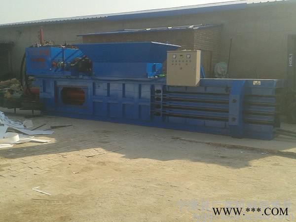 废纸打包机价格 赣州卧式废旧纸箱打包机 宁津广富机械专业制造图3