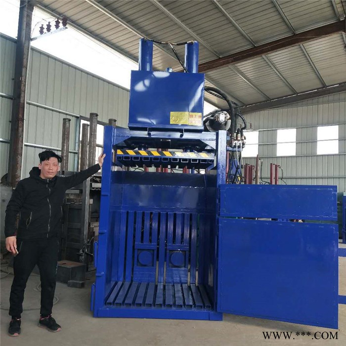 恒锐80吨立式打包机 全自动液压打包机 打捆机压块机厂家